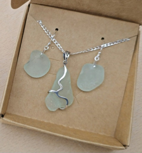 Seaglass Jewelry set ✨️