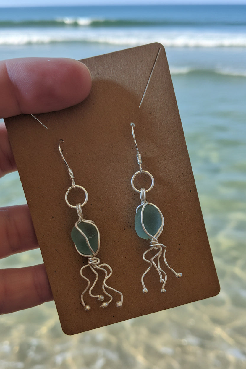 Seaham Seaglass earrings ✨️