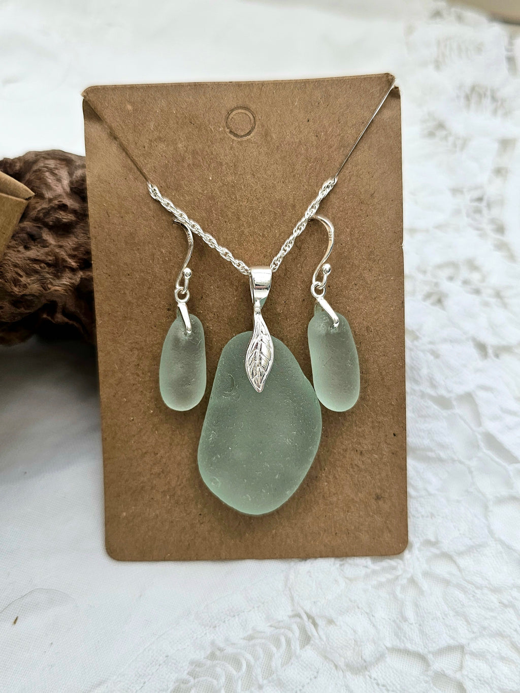 North East Coast Seaglass Necklace and Earring sets special ✨️